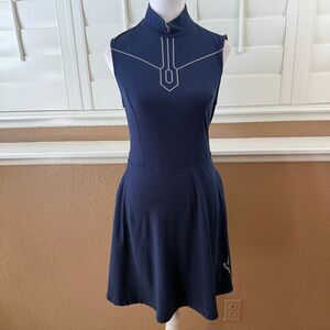 Her Universe Star Wars Ahsoka Tano Tie Front Blue Dress Nerdcore Pockets Sz M